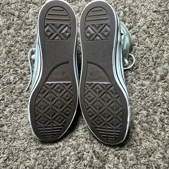 Converse Light Green Tie Dye High-Top Sneakers Size 12 - Picture 5 of 6